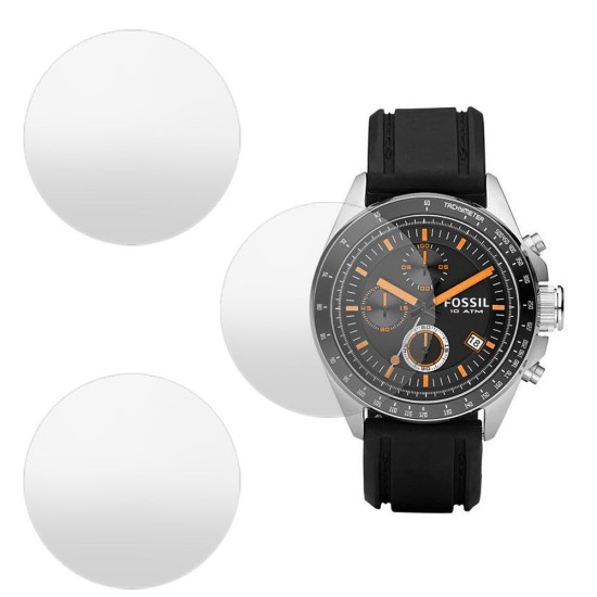 Set 3 folii mate SILKASE Fossil CH2647, silicon, regenerabil, Full-display (SILKASE, Folie silicon smartwatch mate) by www.silkase.ro SILKASE Set 3 Folii Silicon Regenerabil Full-display Fossil CH2647 (36mm), Mat (Folie silicon smartwatch mate, W0757) by www.silkase.ro