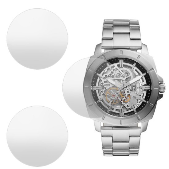 Set 3 folii mate SILKASE Fossil BQ2425, silicon, regenerabil, Full-display (SILKASE, Folie silicon smartwatch mate) by www.silkase.ro SILKASE Set 3 Folii Silicon Regenerabil Full-display Fossil BQ2425 (39mm), Mat (Folie silicon smartwatch mate, W0786) by www.silkase.ro