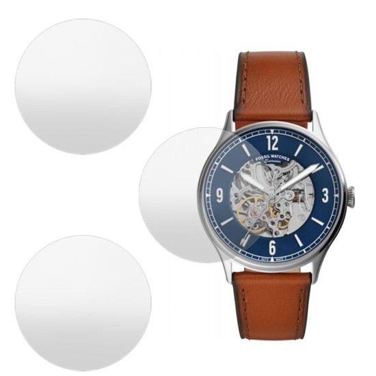Set 3 folii mate SILKASE Fossil ME3179, silicon, regenerabil, Full-display (SILKASE, Folie silicon smartwatch mate) by www.silkase.ro SILKASE Set 3 Folii Silicon Regenerabil Full-display Fossil ME3179 (39mm), Mat (Folie silicon smartwatch mate, W0793) by www.silkase.ro