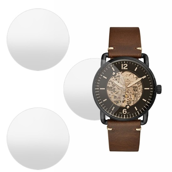Set 3 folii mate SILKASE Fossil ME3158, silicon, regenerabil, Full-display (SILKASE, Folie silicon smartwatch mate) by www.silkase.ro SILKASE Set 3 Folii Silicon Regenerabil Full-display Fossil ME3158 (39mm), Mat (Folie silicon smartwatch mate, W0795) by www.silkase.ro