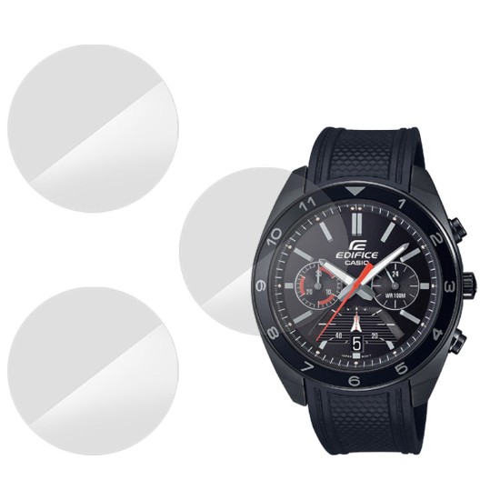 Set 3 folii SILKASE Casio EFV-590PB-1A, silicon, regenerabil, Full-display (SILKASE, Folie Silicon Smartwatch) by www.silkase.ro SILKASE Set 3 Folii Silicon Regenerabil Full-display Casio EFV-590PB-1A, Lucios (Folie Silicon Smartwatch, W0205) by www.silkase.ro