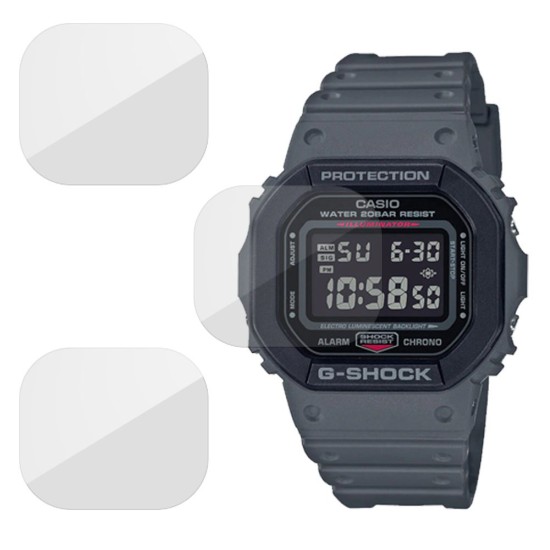 Set 3 folii SILKASE Casio DW-5610SU-8, silicon, regenerabil, Full-display (SILKASE, Folie Silicon Smartwatch) by www.silkase.ro SILKASE Set 3 Folii Silicon Regenerabil Full-display Casio DW-5610SU-8, Lucios (Folie Silicon Smartwatch, W0207) by www.silkase.ro