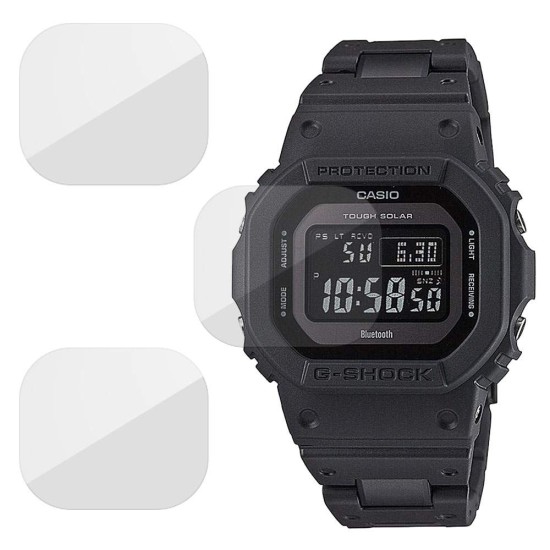 Set 3 folii SILKASE Casio GW-B5600BC-1B, silicon, regenerabil, Full-display (SILKASE, Folie Silicon Smartwatch) by www.silkase.ro SILKASE Set 3 Folii Silicon Regenerabil Full-display Casio GW-B5600BC-1B, Lucios (Folie Silicon Smartwatch, W0214) by www.silkase.ro
