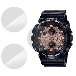 SILKASE Set 3 Folii Silicon Regenerabil Full-display Casio GA-140GB-1A2, Lucios