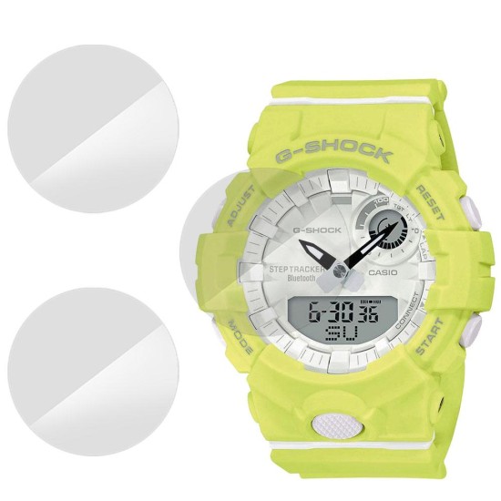 Set 3 folii SILKASE Casio GMA-B800-9A, silicon, regenerabil, Full-display (SILKASE, Folie Silicon Smartwatch) by www.silkase.ro SILKASE Set 3 Folii Silicon Regenerabil Full-display Casio GMA-B800-9A, Lucios (Folie Silicon Smartwatch, W0234) by www.silkase.ro
