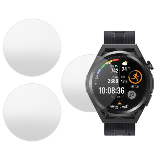 Set 3 folii mate SILKASE pentru Huawei Watch GT Runner B19S 46mm, silicon, regenerabil, Full-display (SILKASE, Folie silicon smartwatch mate) by www.silkase.ro SILKASE Set 3 Folii Silicon Regenerabil Full-display Huawei Watch GT Runner B19S (46mm - 1.43 inch), Mat (Folie silicon smartwatch mate, W1162) by www.silkase.ro