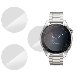 SILKASE Set 3 Folii Silicon Regenerabil Full-display Huawei Watch GT 3 PRO (43mm - 1.32 inch), Lucios