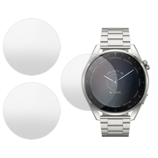 Set 3 folii mate SILKASE pentru Huawei Watch GT 3 PRO 46mm, silicon, regenerabil, Full-display (SILKASE, Folie silicon smartwatch mate) by www.silkase.ro SILKASE Set 3 Folii Silicon Regenerabil Full-display Huawei Watch GT 3 PRO (46mm - 1.43 inch), Mat (Folie silicon smartwatch mate, W1160) by www.silkase.ro