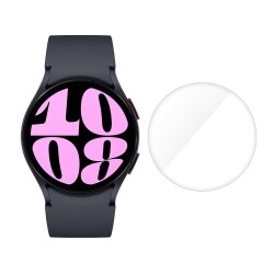 SILKASE Set 3 Folii Silicon Regenerabil Full-display Samsung Galaxy Watch 6 (40mm - 1.3 inch), Lucios