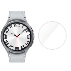 SILKASE Set 3 Folii Silicon Regenerabil Full-display Samsung Galaxy Watch 6 Classic (47mm - 1.5 inch), Lucios