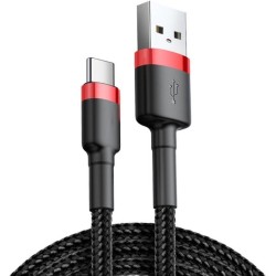 Cablu Silkase type C la USB, 2m, 5A/40W, negru Cablu Silkase type C la USB, 2m, 5A/40W, negru