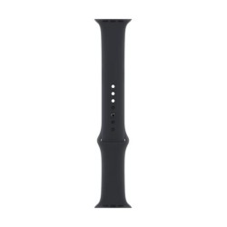 Curea Originală Apple Sport Band pentru Apple Watch 45mm, Negru (Midnight) Curea Originală Apple Sport Band pentru Apple Watch 45mm, Negru (Midnight)