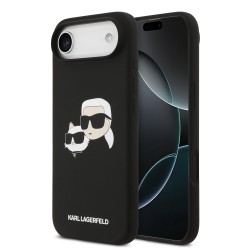 Husa Karl Lagerfeld Double Heads MagSafe pentru iPhone 17 Air negru Husa Karl Lagerfeld Double Heads MagSafe pentru iPhone 17 Air negru