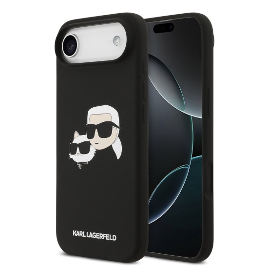 Husa Karl Lagerfeld Double Heads MagSafe pentru iPhone 17 Air negru (Karl Lagerfeld, iPhone Air) by www.silkase.ro Husa Karl Lagerfeld Double Heads MagSafe pentru iPhone 17 Air negru (iPhone Air, KLHMP17MSKCHPPLK) by www.silkase.ro