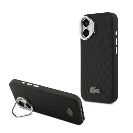 Husa Lacoste Iconic Petit Pique Camera Stand MagSafe pentru iPhone 17 negru (Lacoste, iPhone 17) by www.silkase.ro Husa Lacoste Iconic Petit Pique Camera Stand MagSafe pentru iPhone 17 negru (iPhone 17, LCHMP17SPCSLAK) by www.silkase.ro