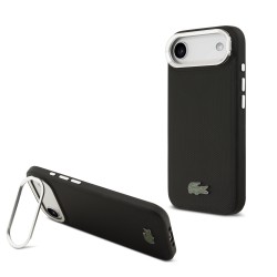Husa Lacoste Iconic Petit Pique Camera Stand MagSafe pentru iPhone 17 Air negru Husa Lacoste Iconic Petit Pique Camera Stand MagSafe pentru iPhone 17 Air negru