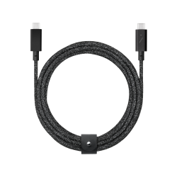Cablu profesional Native Union Belt USB-C la USB-C 2.4m 240W, cosmos