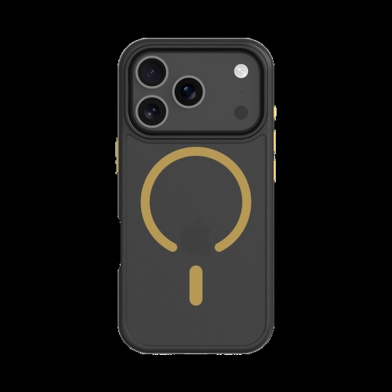 Husa Tactical MagForce Hyperstealth 2.0 pentru iPhone 17 Pro negru/galben (iPhone 17 Pro, 57983126616) by www.silkase.ro