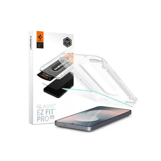 Folie de sticlă Spigen Glass tR EZ Fit Pro HD 1 Pack, transparentă - Samsung Galaxy S25 FE Folie de sticlă Spigen Glass tR EZ Fit Pro HD 1 Pack, transparentă - Samsung Galaxy S25 FE (Bakr, AGL10203) by www.silkase.ro