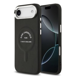 Husa Karl Lagerfeld PU RSG Logo MagSafe pentru iPhone 17 Air negru