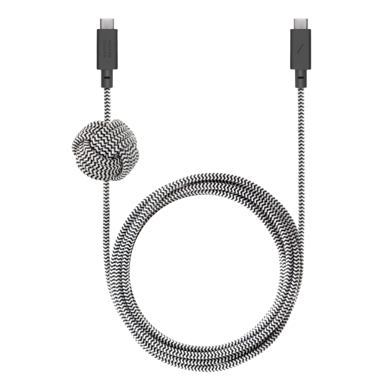 Cablu pentru incarcare si transfer de date Native Union Anchor, 2x USB-C, 240W, 3m, Negru/Alb (Native Union, Cabluri) by www.silkase.ro Cablu pentru incarcare si transfer de date Native Union Anchor, 2x USB-C, 240W, 3m, Negru/Alb (iPhone 17 Pro Max, ACABLE-C-ZEB-NP) by www.silkase.ro