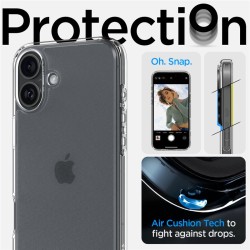 Husa Spigen Ultra Hybrid compatibila cu iPhone 16 Plus Frost Clear