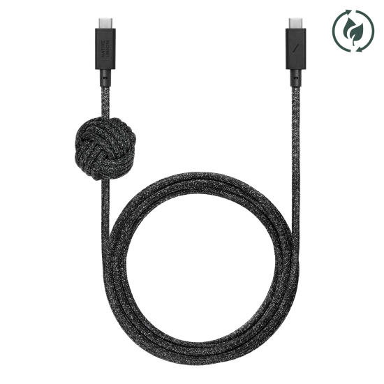 Cablu pentru incarcare si transfer de date Native Union Anchor, 2x USB-C, 240W, 3m, Negru (Native Union, Cabluri) by www.silkase.ro Cablu pentru incarcare si transfer de date Native Union Anchor, 2x USB-C, 240W, 3m, Negru (iPhone 17 Pro Max, ACABLE-C-COS-NP) by www.silkase.ro