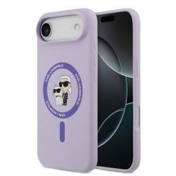 Husa Karl Lagerfeld Karl and Choupette MagSafe pentru iPhone 17 Air mov Husa Karl Lagerfeld Karl and Choupette MagSafe pentru iPhone 17 Air mov