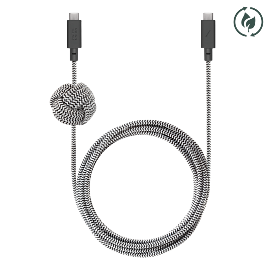 Cablu pentru incarcare si transfer de date Native Union Anchor, 2x USB-C, 240W, 3m, Negru/Alb (Native Union, Cabluri) by www.silkase.ro Cablu pentru incarcare si transfer de date Native Union Anchor, 2x USB-C, 240W, 3m, Negru/Alb (iPhone 17 Pro Max, ACABLE-C-ZEB-NP) by www.silkase.ro