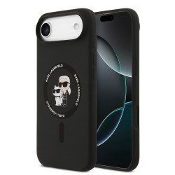 Husa Karl Lagerfeld Karl and Choupette MagSafe pentru iPhone 17 Air negru Husa Karl Lagerfeld Karl and Choupette MagSafe pentru iPhone 17 Air negru