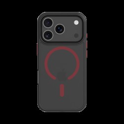 Husa Tactical MagForce Hyperstealth 2.0 pentru iPhone 17 Pro negru/rosu Husa Tactical MagForce Hyperstealth 2.0 pentru iPhone 17 Pro negru/rosu
