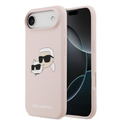 Husa Karl Lagerfeld Double Heads MagSafe pentru iPhone 17 Air roz Husa Karl Lagerfeld Double Heads MagSafe pentru iPhone 17 Air roz