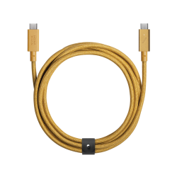 Cablu de date USB-C la USB-C, Native Union, 2.4 m, Galben