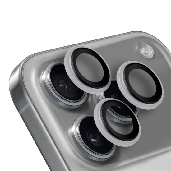 Protectie camere OBAL:ME pentru Apple iPhone 17 Pro/17 Pro Max Silver (iPhone 17 Pro Max, 57983127268) by www.silkase.ro