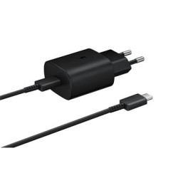 Încărcător Retea Samsung 25W EP-TA800XBE, Fast Charge, Cablu USB-C Inclus, Negru Încărcător Retea Samsung 25W EP-TA800XBE, Fast Charge, Cablu USB-C Inclus, Negru