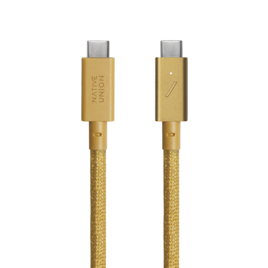 Cablu de date USB-C la USB-C, Native Union, 2.4 m, Galben (Native Union, Cabluri) by www.silkase.ro Cablu de date USB-C la USB-C, Native Union, 2.4 m, Galben (iPhone 17 Pro Max, BELT-PRO2-KFT-NP) by www.silkase.ro