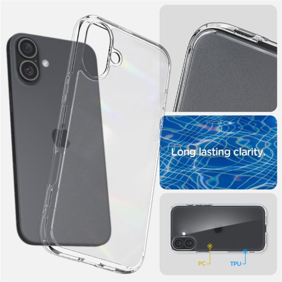 Husa Spigen Ultra Hybrid compatibila cu iPhone 16 Plus Frost Clear (Spigen, iPhone 16 Plus) by www.silkase.ro Husa Spigen Ultra Hybrid compatibila cu iPhone 16 Plus Frost Clear (iPhone 16 Plus, ACS08070) by www.silkase.ro