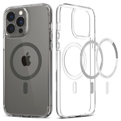 Husa hibrida Spigen Ultra Hybrid MagSafe pentru iPhone 13 Pro Max, grafit
