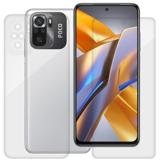 Set 2 folii SILKASE pentru Xiaomi POCO M5s, protectie telefon,silicon regenerabil (Poco M5s, F5242) by www.silkase.ro