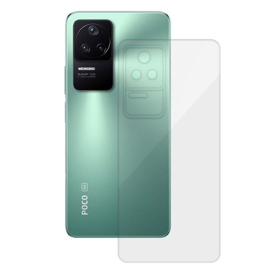 Folie spate SILKASE pentru Xiaomi Poco F4, protectie spate, silicon regenerabil (Poco F4, F5140) by www.silkase.ro
