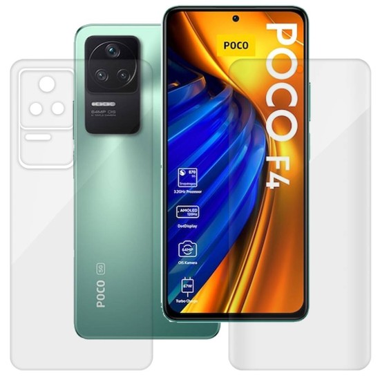 Set 2 folii SILKASE pentru Xiaomi Poco F4, protectie telefon,silicon regenerabil (SILKASE, Set Folii Lucioase) by www.silkase.ro Set 2 folii SILKASE pentru Xiaomi Poco F4, protectie telefon,silicon regenerabil (Poco F4, F5141) by www.silkase.ro