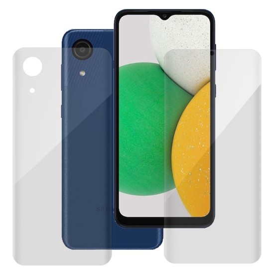 Set 2 folii SILKASE pentru Samsung Galaxy A03 Core, protectie telefon,silicon regenerabil (SILKASE, Telefoane Samsung) by www.silkase.ro Set 2 folii SILKASE pentru Samsung Galaxy A03 Core, protectie telefon,silicon regenerabil (Telefoane Samsung, F5125) by www.silkase.ro
