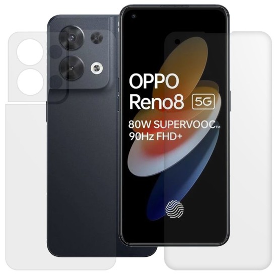 Set 2 folii mate SILKASE pentru Oppo Reno8 5G, protectie telefon,silicon (Reno8, F5160) by www.silkase.ro