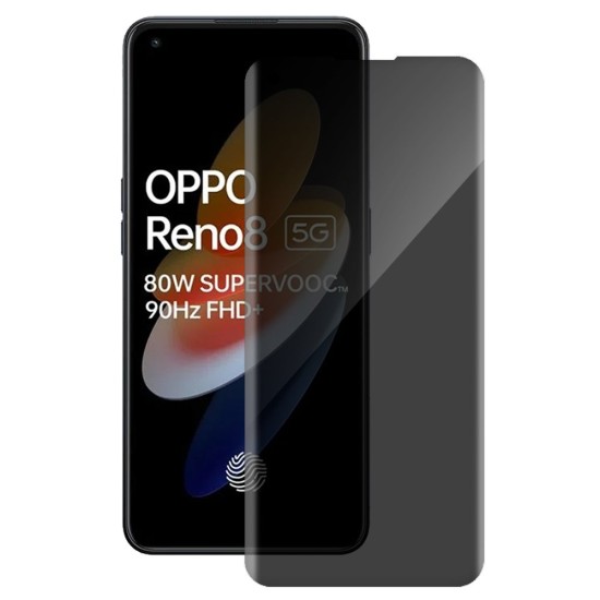 Folie privacy SILKASE pentru Oppo Reno8 5G, protectie ecran, silicon (Reno8, F5161) by www.silkase.ro