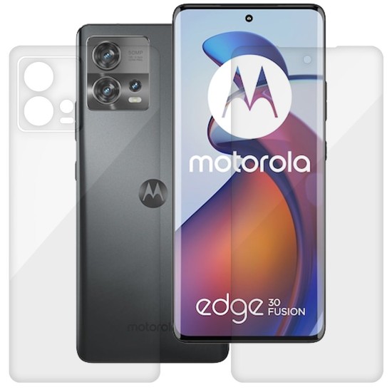 Set 2 folii SILKASE pentru Motorola Edge 30 Fusion, protectie telefon,silicon regenerabil (Edge 30 Fusion, F5181) by www.silkase.ro