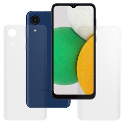 Set 2 folii mate SILKASE pentru Samsung Galaxy A03 Core, protectie telefon,silicon