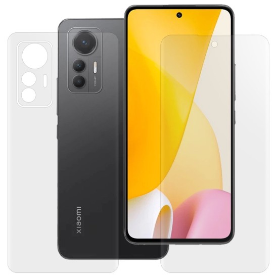 Set 2 folii mate SILKASE pentru Xiaomi 12 Lite, protectie telefon,silicon (12 Lite, F5048) by www.silkase.ro