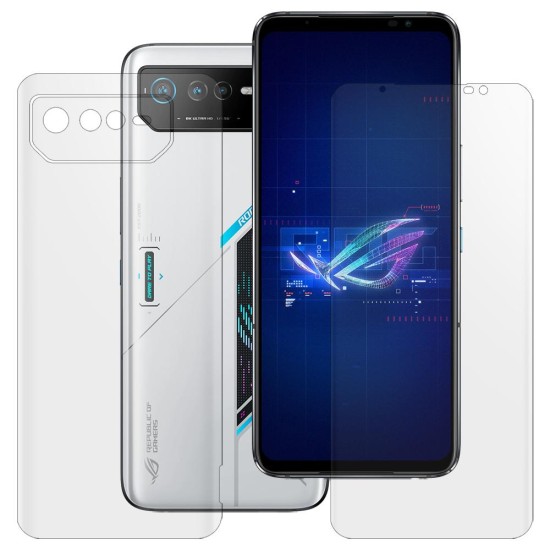 Set 2 folii mate SILKASE pentru ASUS ROG Phone 6/6 Pro, protectie telefon,silicon (SILKASE, Set Folii Mate) by www.silkase.ro Set 2 folii mate SILKASE pentru ASUS ROG Phone 6/6 Pro, protectie telefon,silicon (ROG Phone 6, F4934) by www.silkase.ro