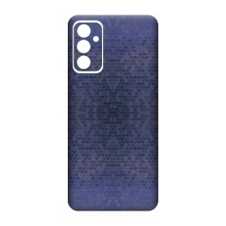Folie skin SILKASE pentru Samsung Galaxy F13, albastru hexa, protectie spate telefon Folie skin SILKASE pentru Samsung Galaxy F13, albastru hexa, protectie spate telefon