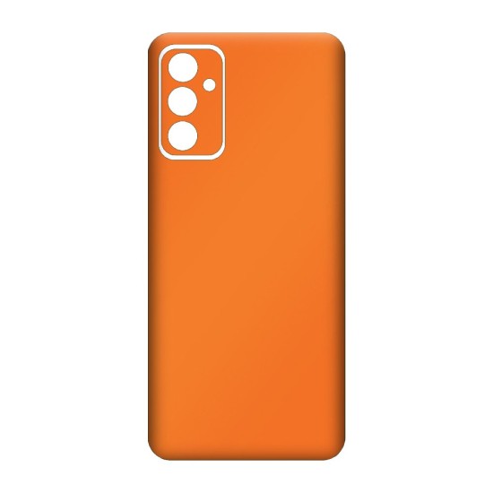 Folie skin SILKASE pentru Samsung Galaxy F13, portocaliu mat, protectie spate telefon (Telefoane Samsung, S0758) by www.silkase.ro